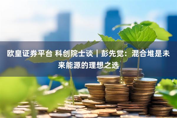 欧皇证券平台 科创院士谈｜彭先觉：混合堆是未来能源的理想之选