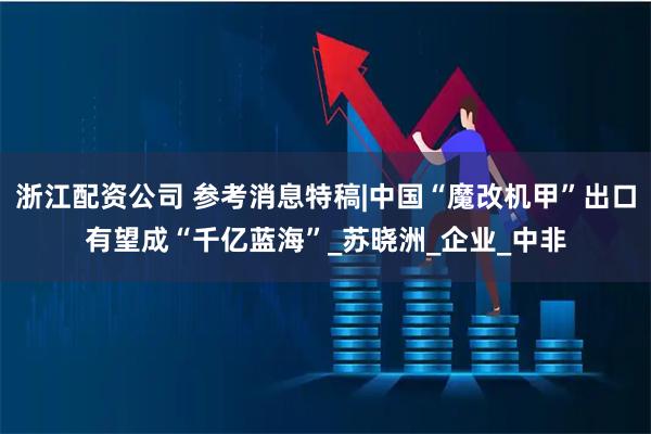浙江配资公司 参考消息特稿|中国“魔改机甲”出口有望成“千亿蓝海”_苏晓洲_企业_中非